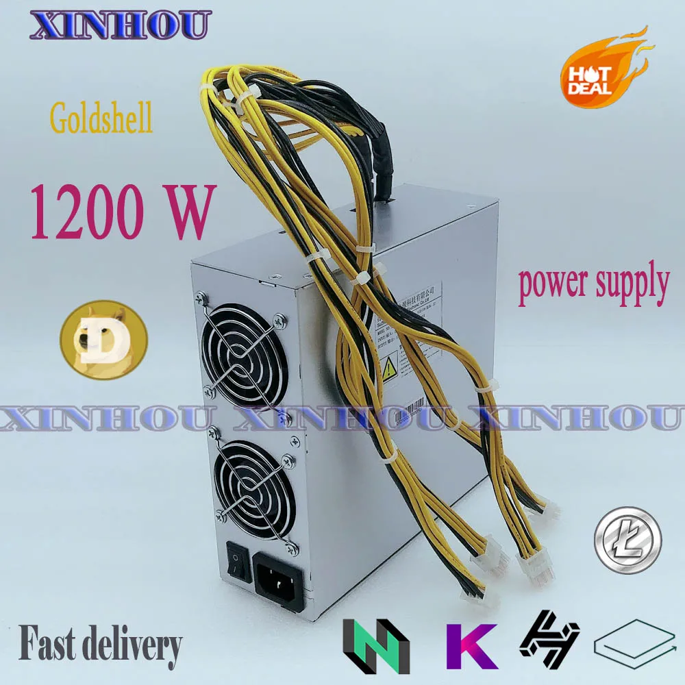 New Goldshell 1200w Mute Power Supply Suitable For Asic Miner