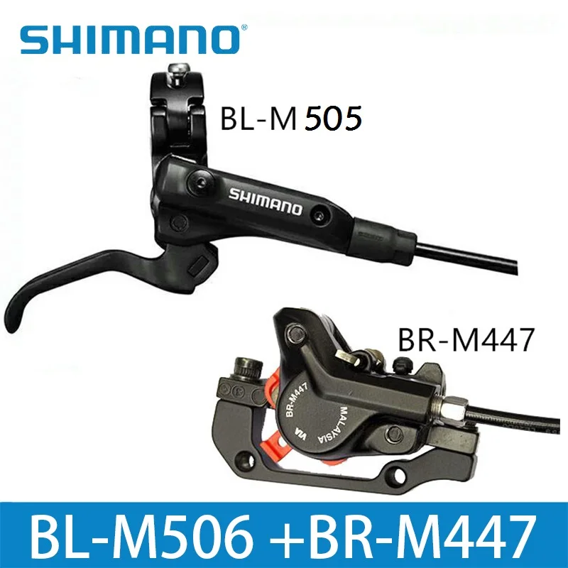 SHIMANO-M506-M447-MTB-Bike-Hydraulic-Disc-Brake-Set-Clamp-Mountain-for-Brake-Bicycle-Disc-Brake