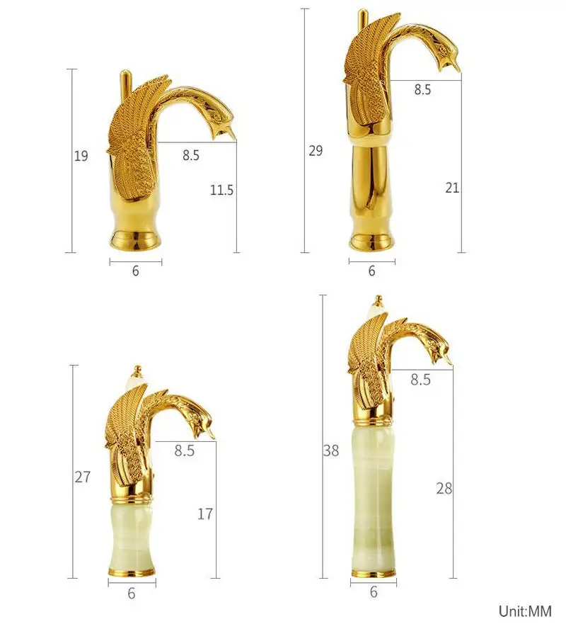 Лебедь художественный кран твердая латунь холодной и горячей воды смеситель Настольный умывальник для ванной комнаты смеситель для раковины