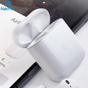 

Wireless Charging Case For AirPods 1 2 Charging Case Bluetooth Charging Replacement For Air pods 1 2 Charger With Pairing Button