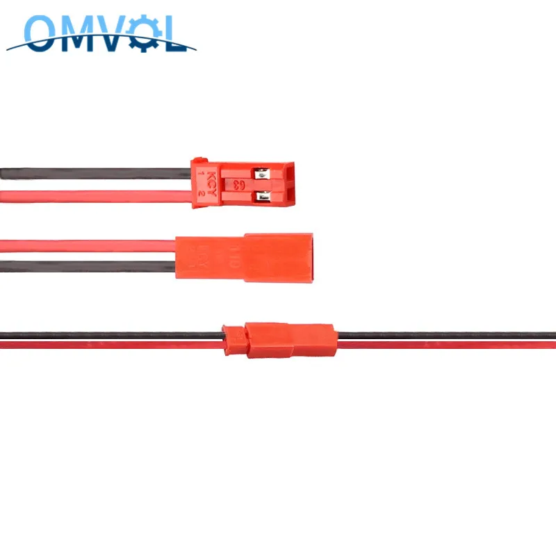 100/300 мм 2 контактный разъем JST штекер/гнездо для RC BEC батарея вертолет DIY FPV Дрон