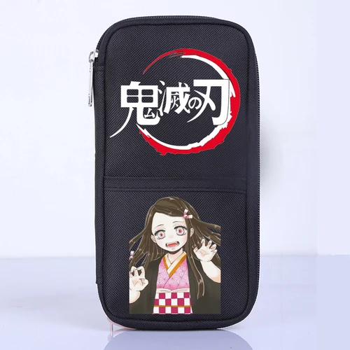 gmzr1 Demon Slayer Kimetsu No Yaiba студент, школа, офис хранение канцелярских принадлежностей Косплей Ручка Карандаш Чехол Сумка кошелек унисекс подарок - Цвет: gmzr1