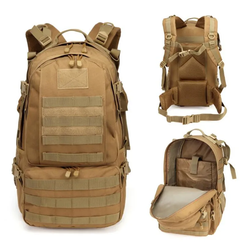 

Capacity Army Men Tactical Military Backpack Large Waterproof Outdoor Sport Hiking Trekking Camping Hunting 3D Backpack Bags