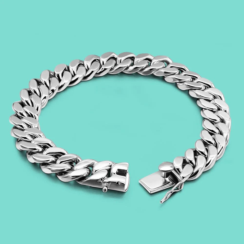 Dankadi Men's Classic Silver Jewelry Bracelet