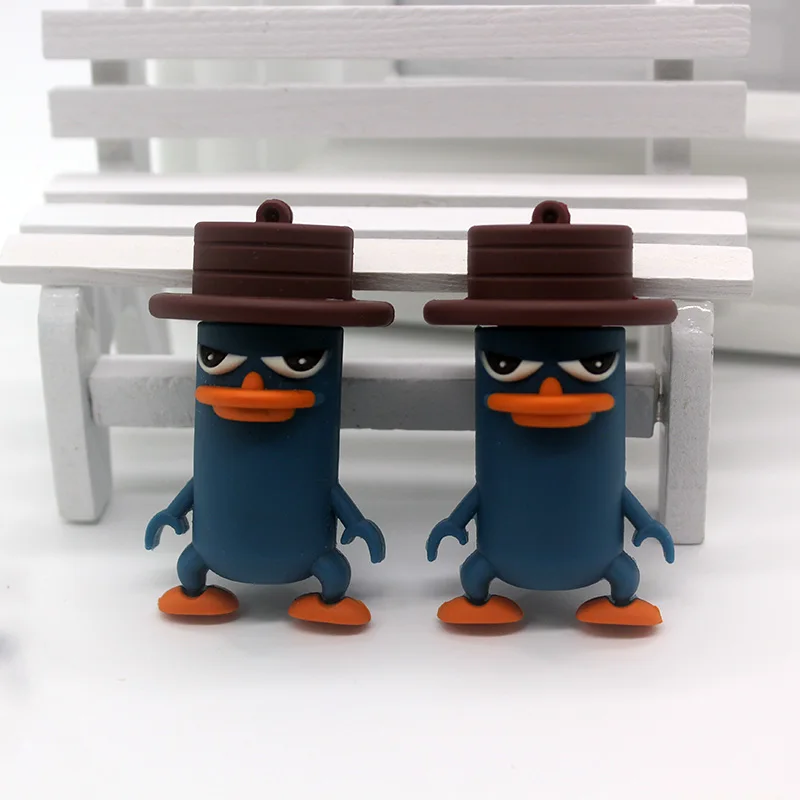 Мультяшный USB-накопитель Duckbill 128 ГБ 256 64 32 16 8 флеш-накопитель USB-флешка карта памяти