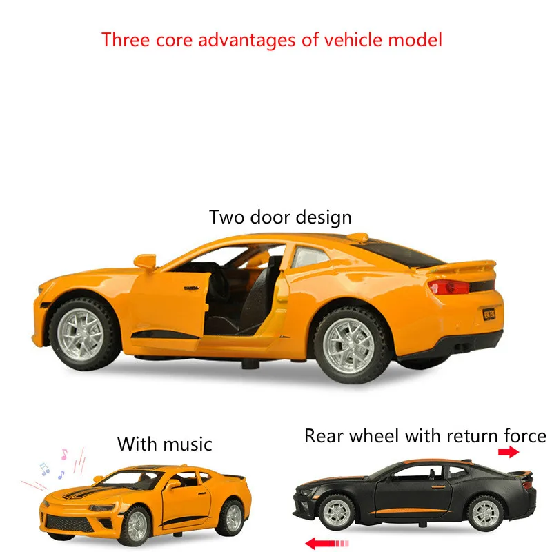 Hot wheels 1:36 Chevrolets Camaro Bumblebee украшения для автомобиля ретро автомобильный звук и