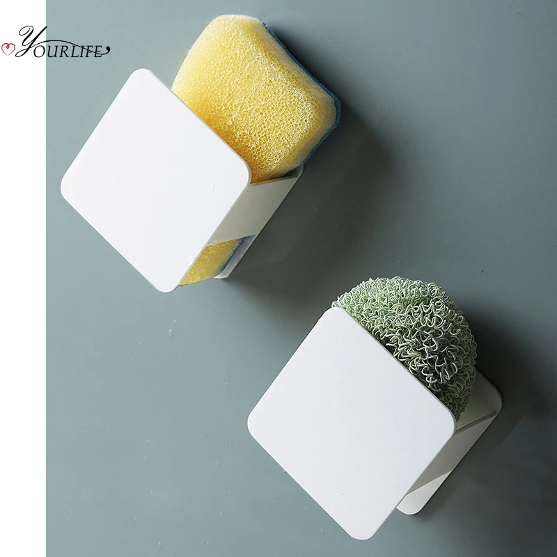 Oyourlife Double Layer Sink Sponge Holder Kitchen Faucet Sponge Soap  Sundries Hanging Drain Rack Sink Accessories Organizer - Storage Holders &  Racks - AliExpress