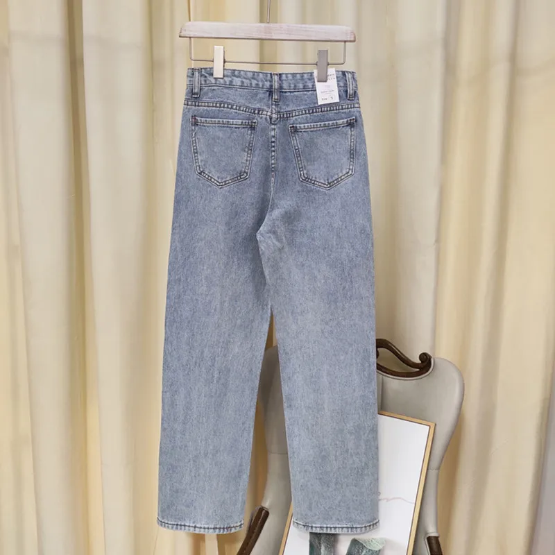JUJULAND Джинсы бойфренда для женщин модные свободные винтажные джинсы с высокой талией Большие размеры джинсы Pantalones Mujer vaqueeros 6291