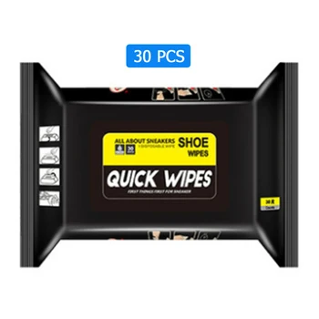 

30pcs/Bag Disposable Wet Wipes Paper Environmental Protection and Durability White Shoes Decontamination Cleaning Tools