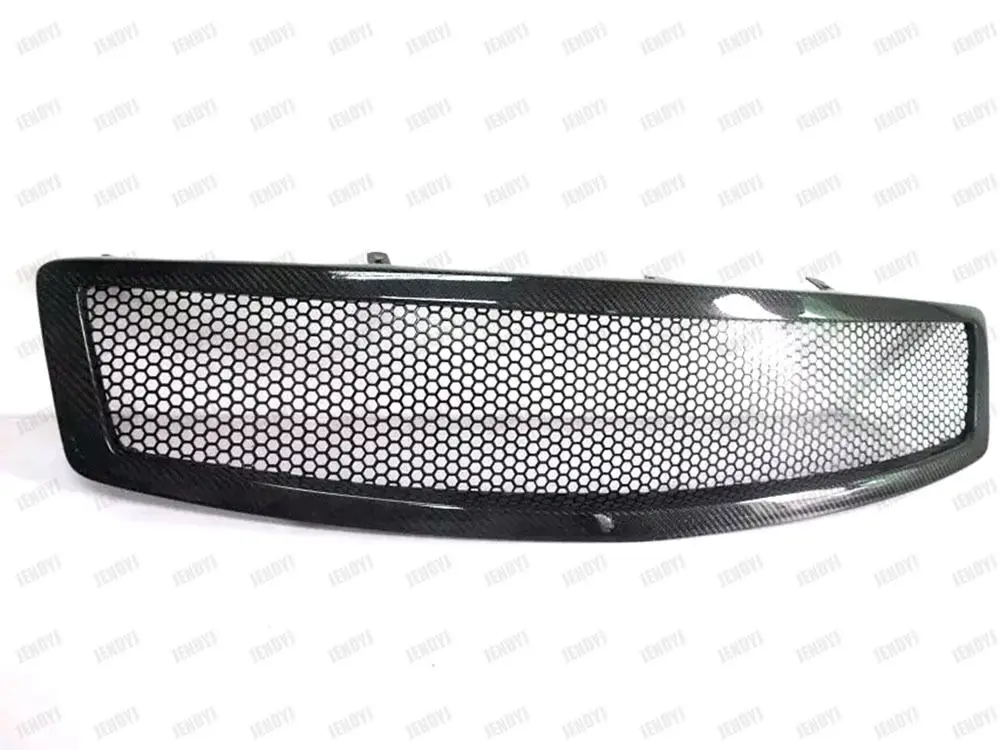 Carbon Fiber Front Mesh Grill Grille for 2006-2009 Infiniti G35 Sedan 4DR Type A