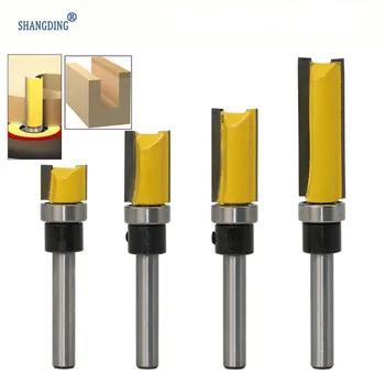 

Woodworking Milling Cutter Carving Machine Trimming Machine 1/4 Handle Gao File Imitation Type Trimming Knife