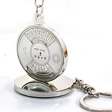 Напрямую от производителя продажи брелок-календарь Прохладный компасная цепочка рекламный подарок парный брелок для ключей изготовления на заказ