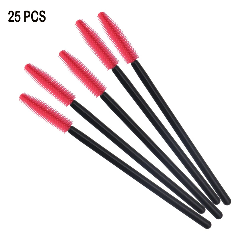 50pcs Disposable Eyelash Brush Makeup Brushes Mascara Wands Applicator Spoolers Eyebrow Brush For Eyelash Extension Makeup Tools - Handle Color: 06