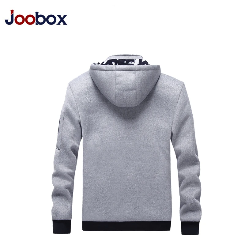 2020 Zipper Men Jackets Autumn Winter Casual Fleece Coats Bomber Jacket Scarf Collar Fashion Hooded Male Outwear Slim Fit Hoody