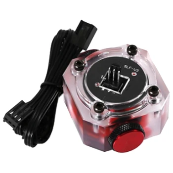 

SLF-V3 G1/4Inch Water Cooling System Electronic Flow Sensor Indicator Access the Motherboard to Read Data