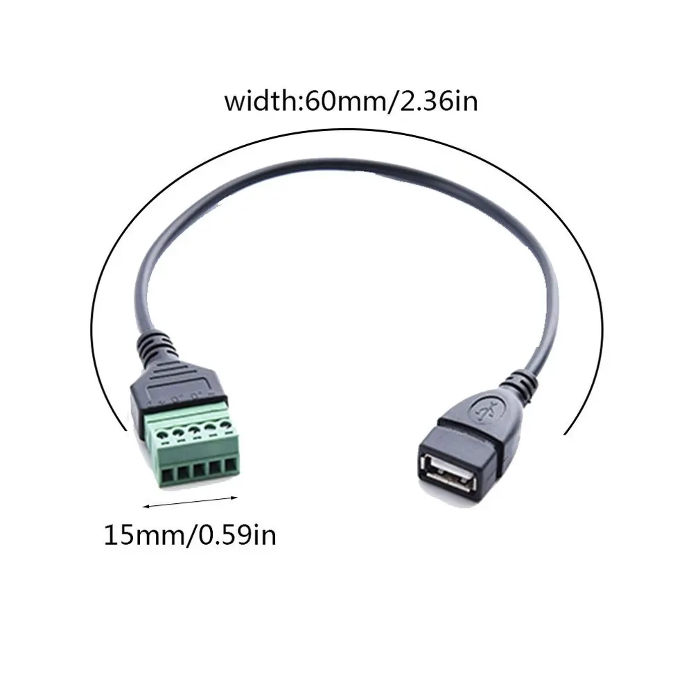 1 шт. фут Micro USB 5 Pin 2 0 папа винт с защитным разъемом без разъема адаптер разъем
