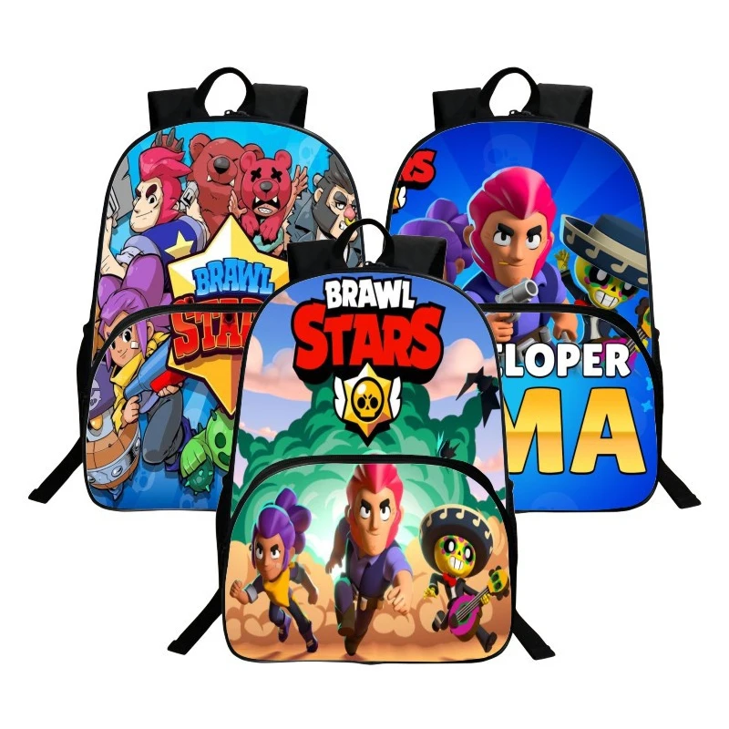 

HOT 20 style Game brawle stares canvas backpack 3D Print Around the game for Teenager School Bag Kindergarten Laptop bagpack