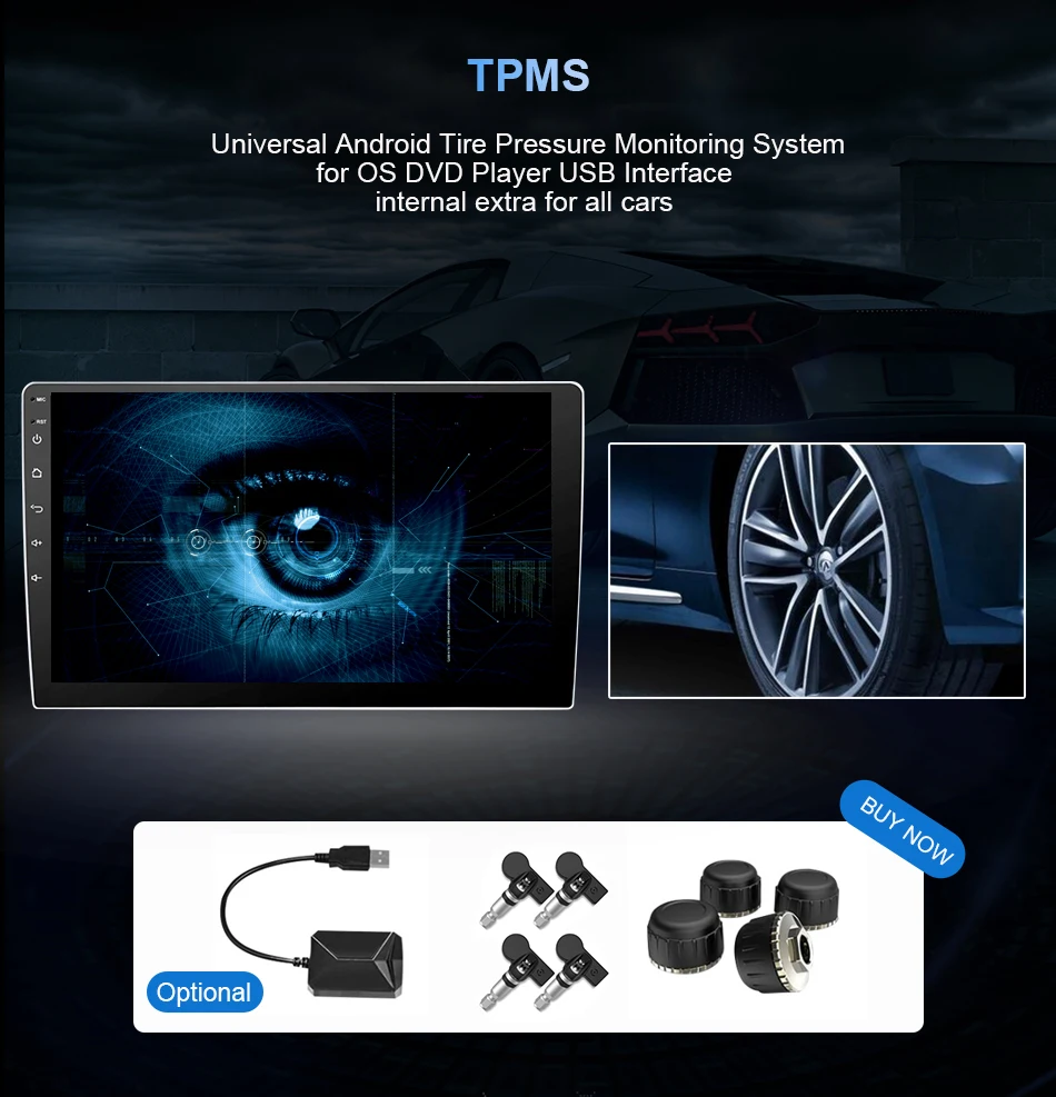 Top Eunavi 1 Din 9 inch RK3399 Universal Android 9.0 4G 64G Car Radio Stereo PC GPS Navigation WiFi 1024*600 Audio Bluetooth SWC USB 19