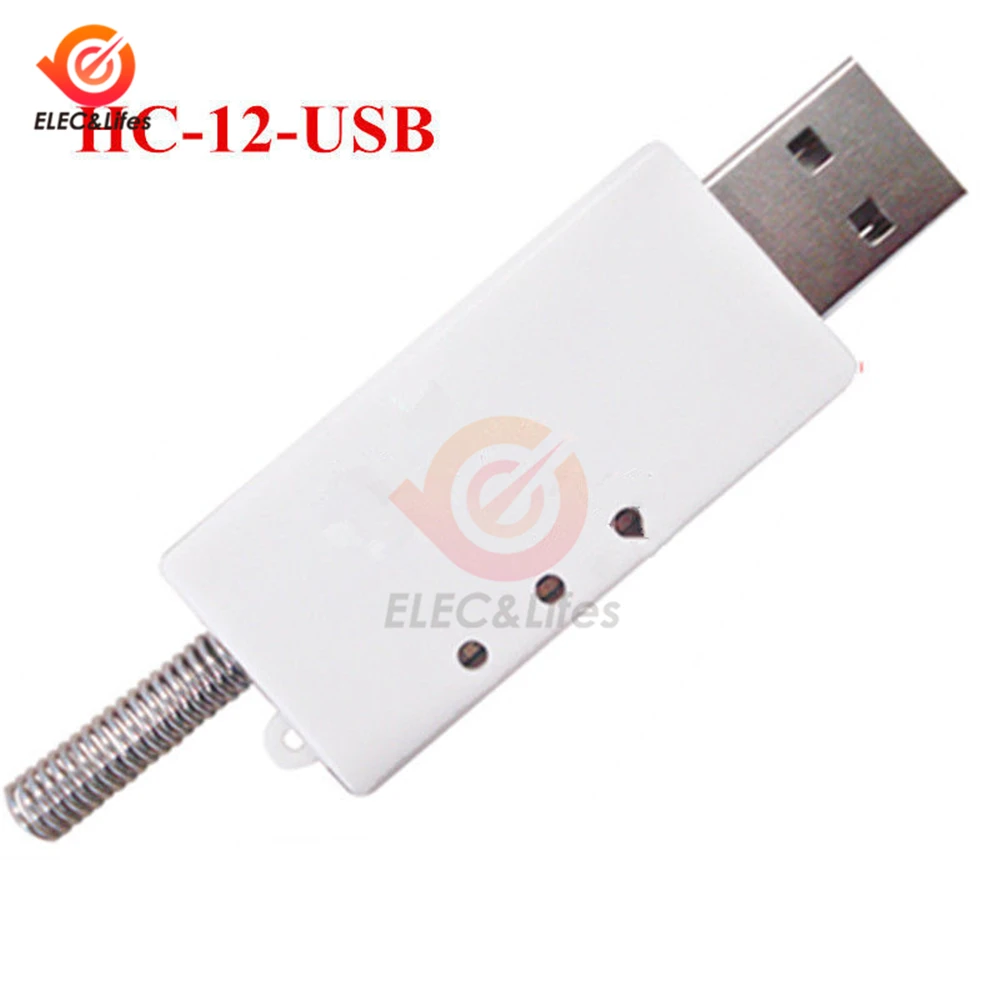 HC-12-USB 433 МГц Серийный беспроводной модуль HC-12 USB 2,0 линейный компьютерный терминал ультра большие расстояния 1000 метров SI4463