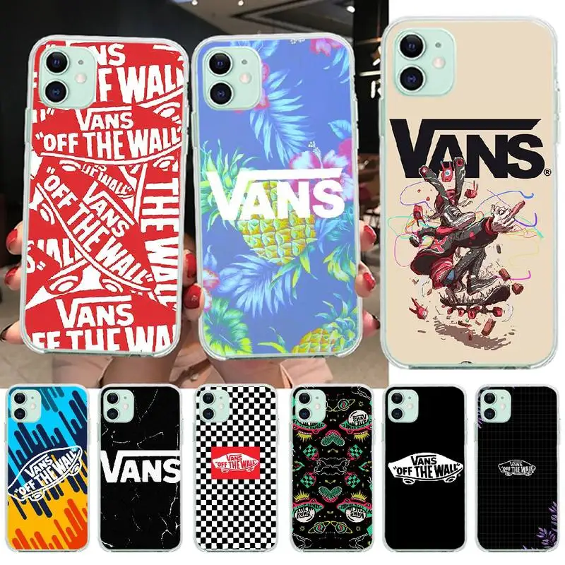 

PENGHUWAN Off the Wall Vans Phone Case for iPhone 11 pro XS MAX 8 7 6 6S Plus X 5S SE XR cover