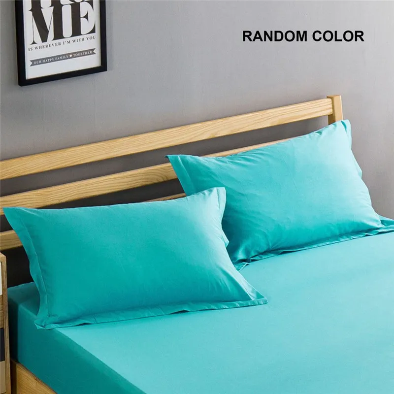 Modern Design Solid Color Pillow Case Full Cotton Bed Pillowcase 48cmx74cm Pillow Cover Super Soft Pillowcase Cover