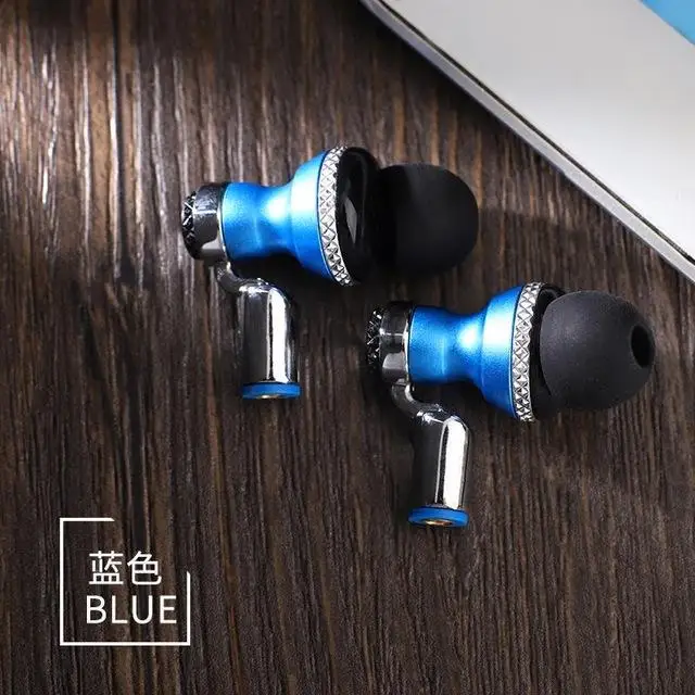 Синий Senfer KP330 10 мм акустический динамический DD Hifi музыкальный монитор студийный сценический спортивный сменный наушник наушники MMCX кабель - Цвет: Синий