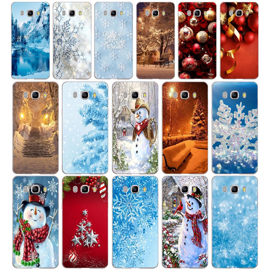 77SD с новым годом к Рождеству Мягкий Силиконовый ТПУ чехол для телефона Samsung j3 j5 j7
