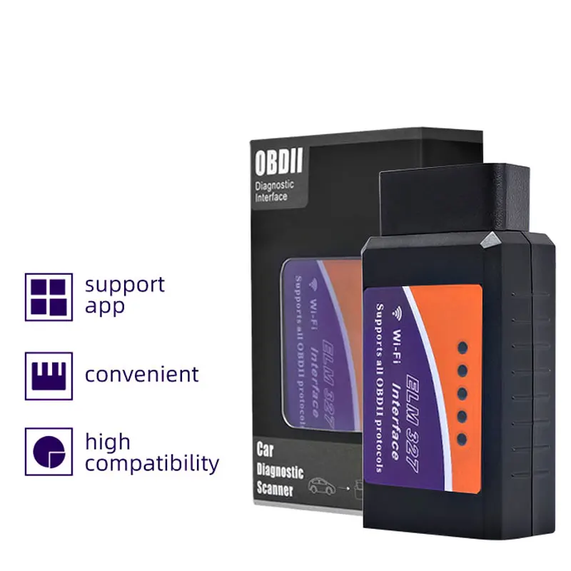 WiFi OBD2 автомобильный диагностический сканер считыватель кодов для Android iOS| |