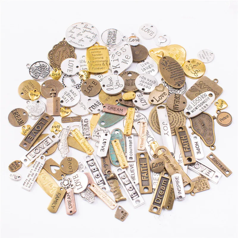 

100g/lot Mix Color Suit Tiles Charms Fashion Charms for Jewelry Accessories