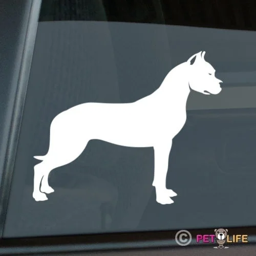 Dogo Argentino стикер Высечки Виниловые Наклейки для окон