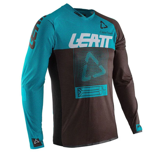 motorcycle mountain bike team downhill jersey MTB fox Offroad DH MX bicycle locomotive shirt cross country mountain bike leatt - Color: 7