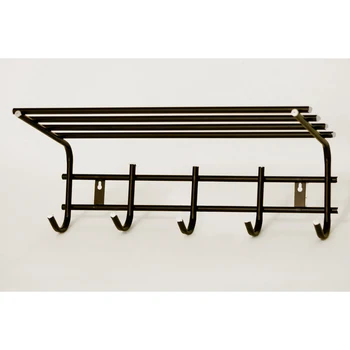 

Hanger for clothes 5 hooks with shelf Wall