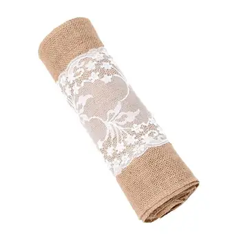

1pc Refreshing Table Runner Desktop Decor Lovely Table Cover Lace Design Table Cloth for Restaurant