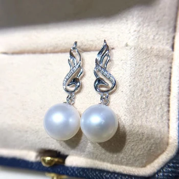 

925 Sterling Silver Base Stud Earrings Settings Findings Mountings Parts for Pearl Jade Corals Stones Beads