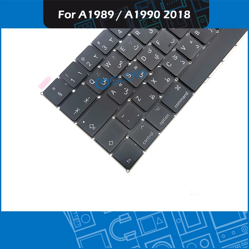 Ноутбук A1989 A1990 клавиатура AR Арабский Макет для Macbook Pro retina 1" 15" A1989 A1990 арабская клавиатура большой ключ