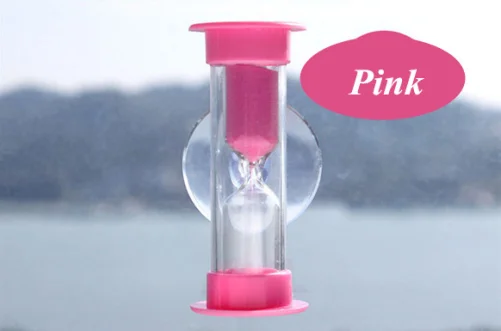 Pink Игрушка таймер для душа с присоской практичные песочные часы инструмент для купания Гаджет Удобные песочные часы ABS аксессуары для ванной дома - Цвет: Pink