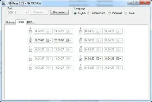 Usb-реле 10 каналов