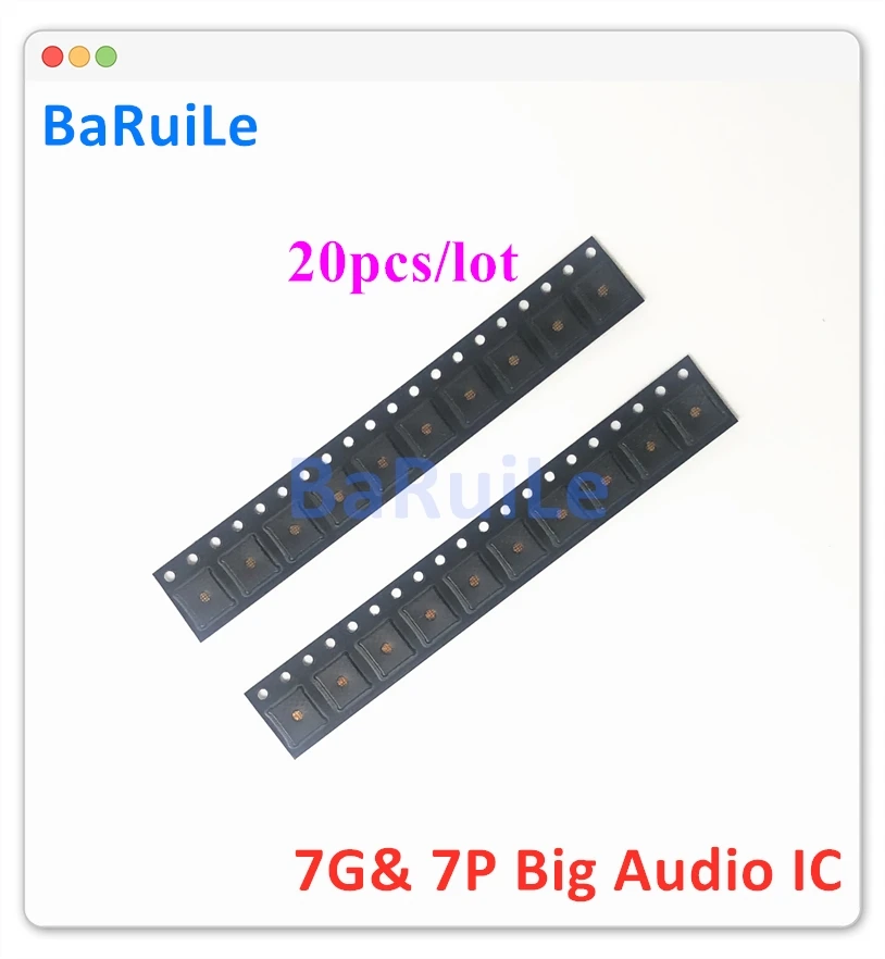 BaRuiLe 20 шт. U3101 338S00105 для iphone 7 7plus большая основная аудиосистема микросхема codec ремонтная часть|Платы мобильных