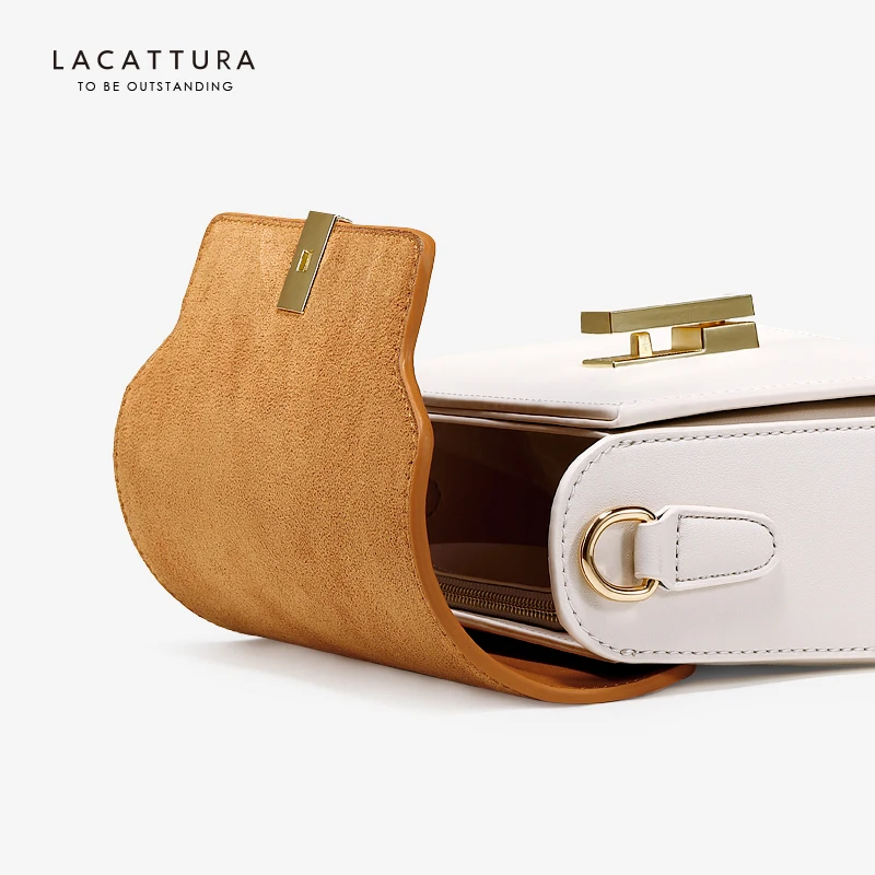 LACATTURA 2019 маленькая дизайнерская бархатная сумка женская на плечо мессенджер