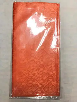 

ACI Orange African Jacquard Fabric Bazin Riche 10 Yards/Piece New Fashion Polyester Damask Shadda Guinea Brocade Fabric For Girl