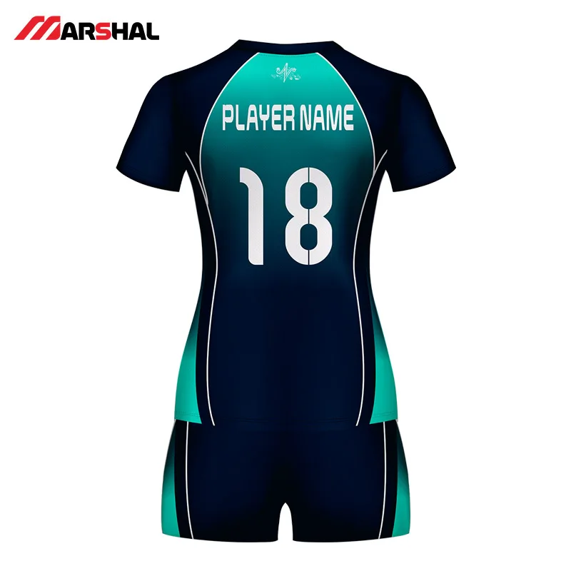 Women Men Volleyball Uniform Sports Suit Female Can Custom