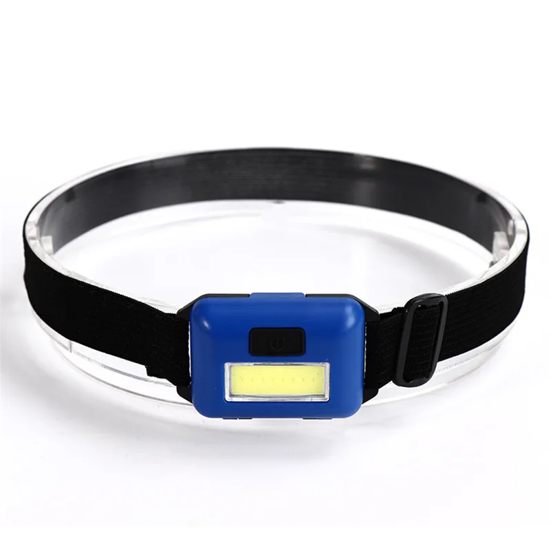 

Outdoor Cycling Headlamp LED 3 Mode Headlight Mini Plastic Lamp Flashlight 3AAA Torch For Camping Fishing Hiking