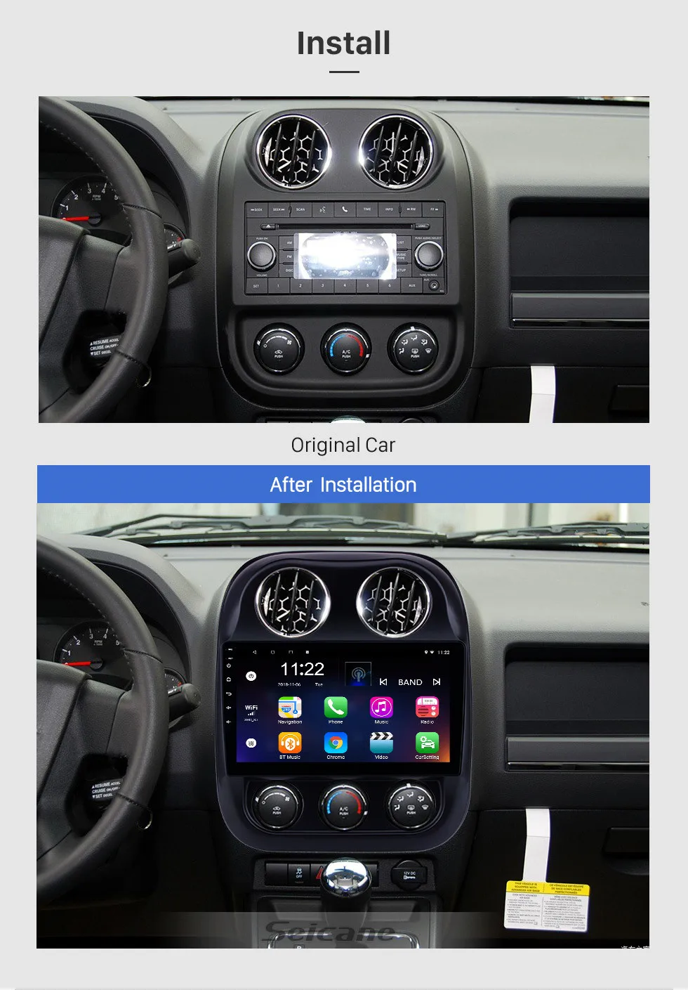 2DIN Android 10.0 2+32G Car Radio GPS 