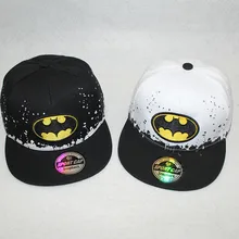 SQTEIO мультяшная детская шляпа Бэтмен бейсболка Супермен вышивка травбейсбол capel хип хоп шляпа плоский вдоль уличный головной убор