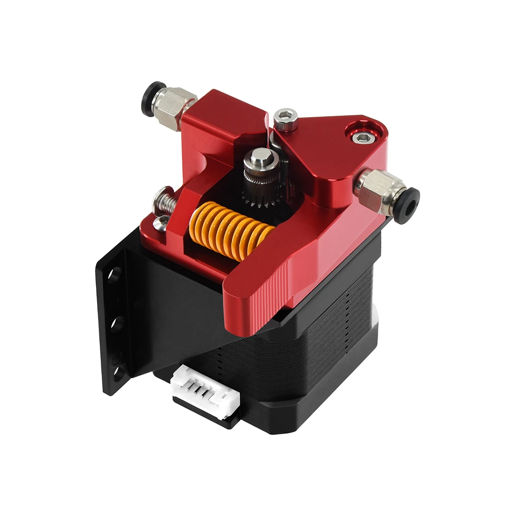 Extrusora de engranaje doble Mk8, mejora de aluminio para Ender 3 CR10, CR-10S PRO, RepRap, 1,75mm, 3D, unidad de alimentación, doble polea