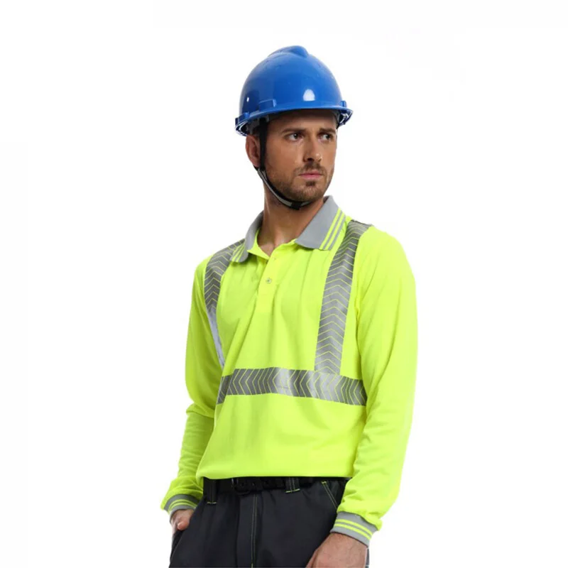 Hi Vis Safety Shirt Reflective Two Tone 