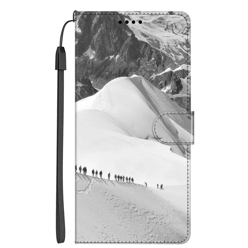 Premium Flip Wallet Magnetic Leather Case - Elegant Protective Cover