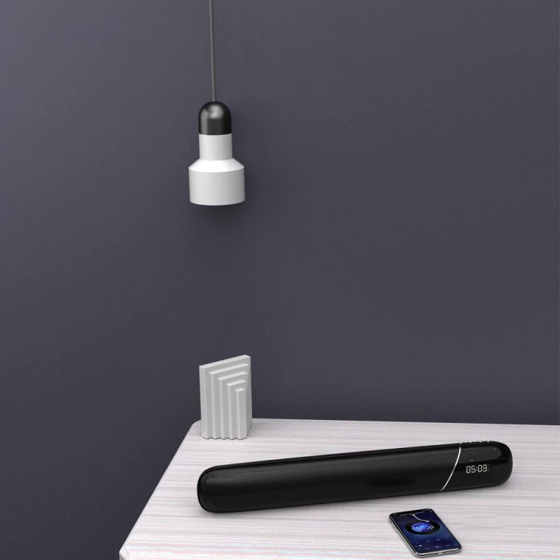 Remax Hifi сабвуфер беспроводной стерео Bluetooth динамик портативный динамик поддержка Tf Fm громкой связи ПК Aux Часы Будильник Duo Int