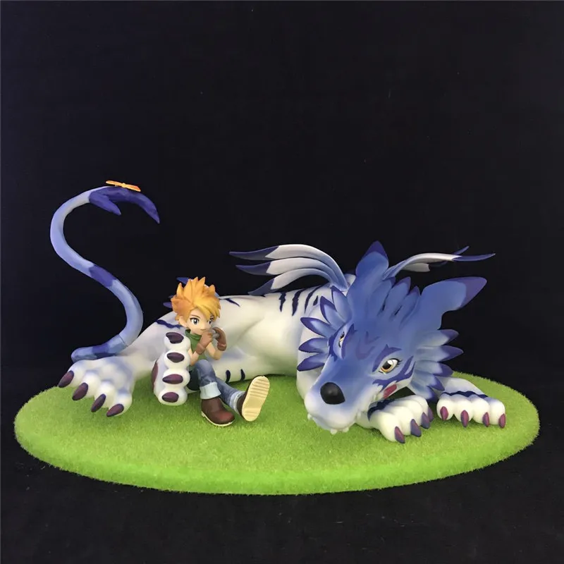 Anime Digimon Adventure Figure Ishida Yamato Garurumon PVC Action Figuras Digimon Monster Figurine Model Toys Gifts for Children