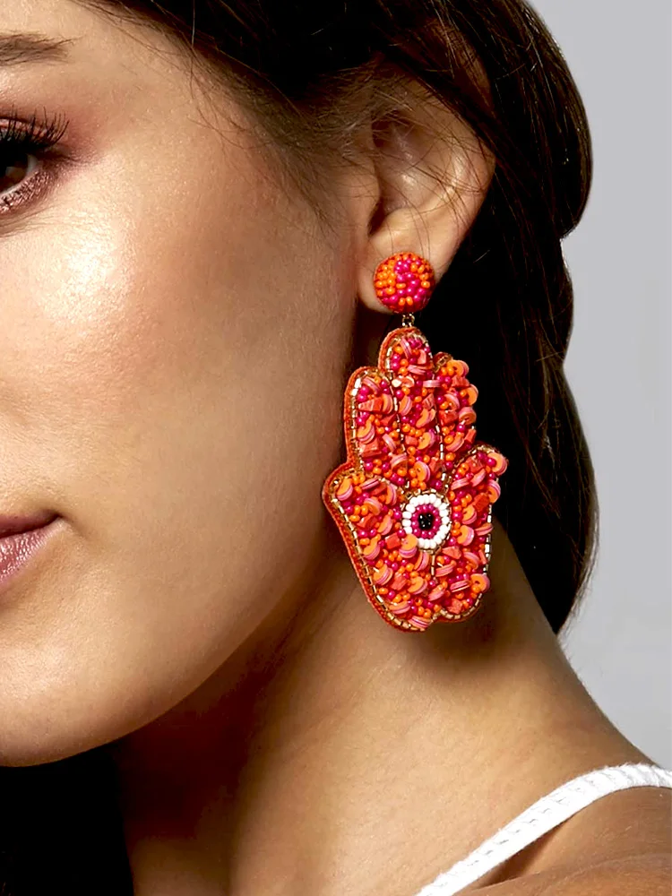 Boho drop earrings for women
